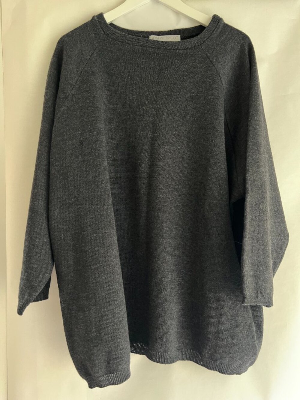 Joseph Tricot Charcoal Gray Sweater XL